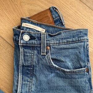 Levi's Blue Denim Ribcage Jeans